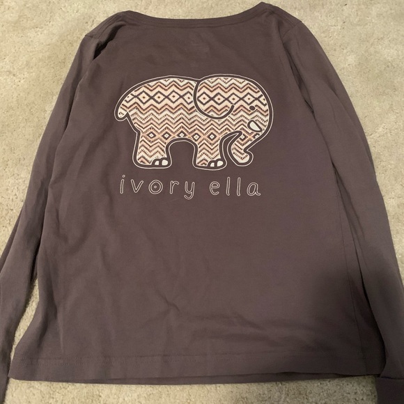 ivory ella long sleeve t-shirt - Picture 2 of 2